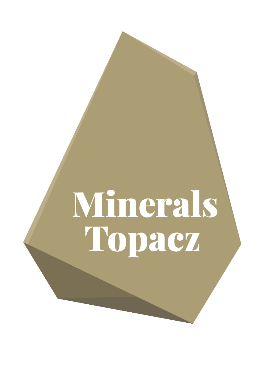 logotyp pełny MINERALS TOPACZ